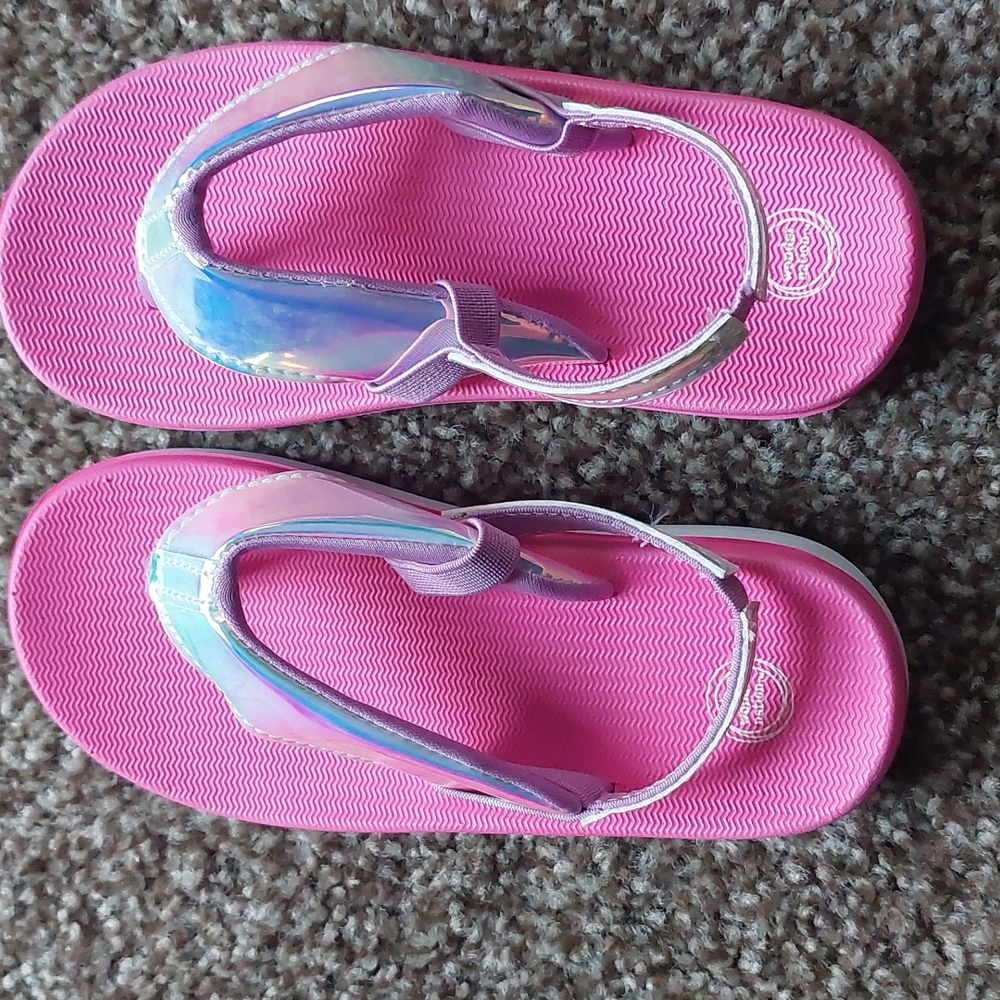 Pink and Purple Wonder Nation Sandals